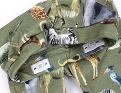 Name It oil green dyreprint bukser